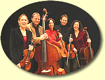 Streichquintett Strings on Fire mit Susanne Mller aus Salzburg am Violoncello